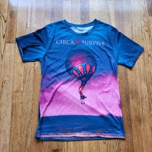 Circa Survive Limited Edition On Letting Go Anniversary T- Shirt. RARE
